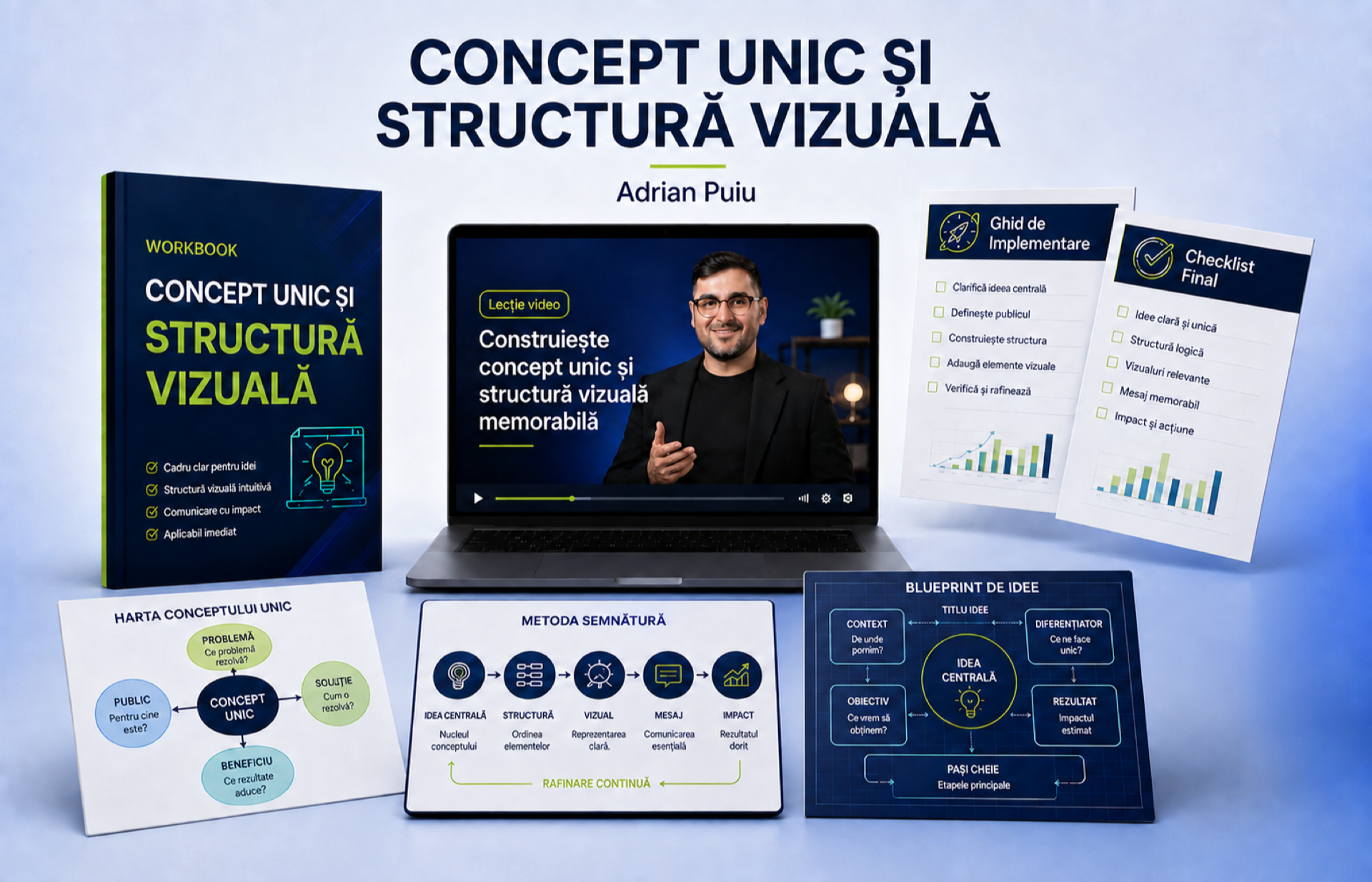 Cum creezi propriul tău Concept Unic și Structura Vizuală