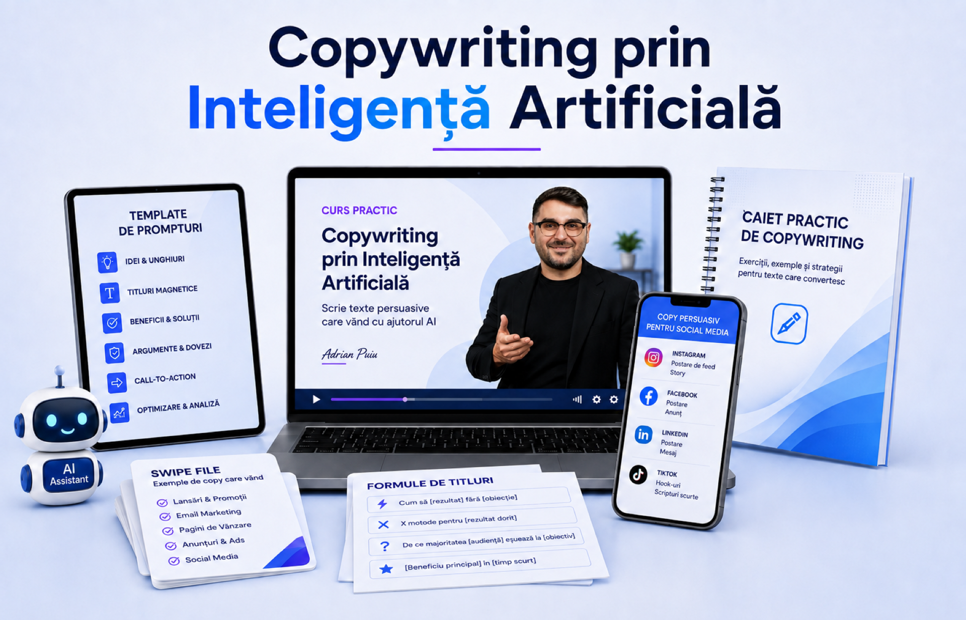 Copywriting prin Inteligență Artificială