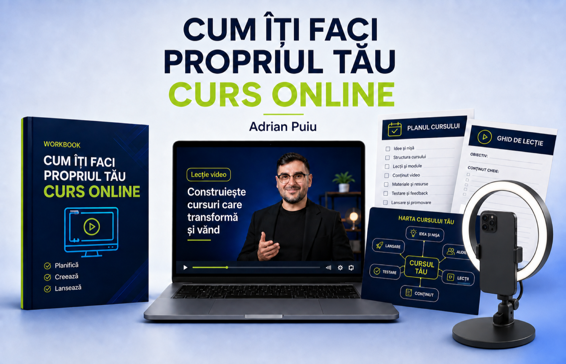 Cum îți faci propriul tău Curs Online
