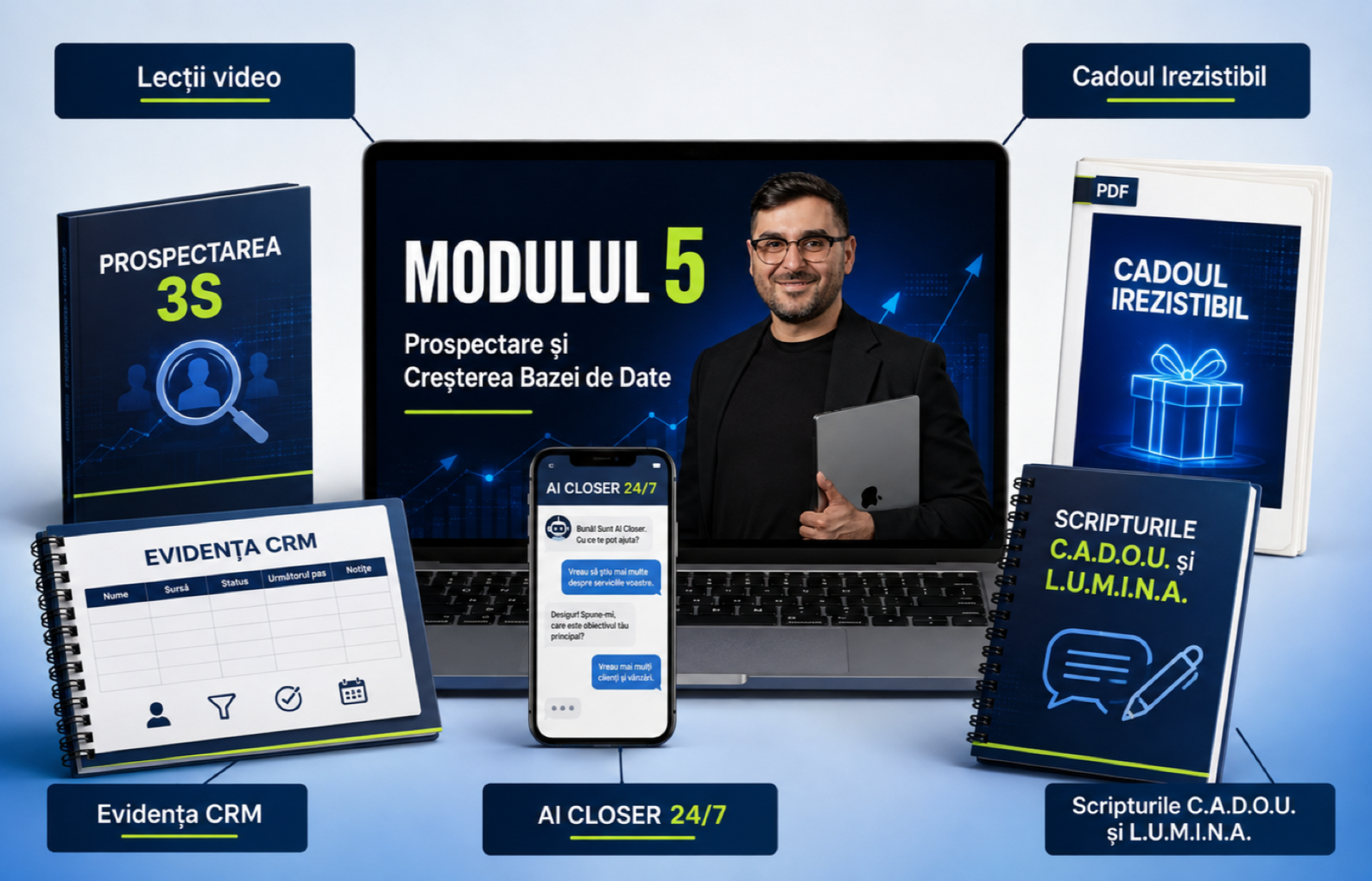 Prospectare și Creșterea Bazei de Date